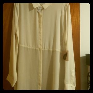 Forever 21 Cream Women's blouse